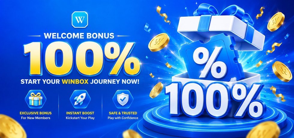 WINBOX welcome bonus 100 percent new member Malaysia